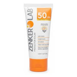 Protector Solar Zenker Lab 50fps Facial Corporal 60ml