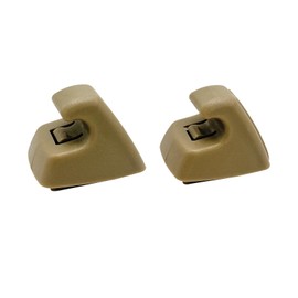Suvnie - 2 piezas de retenedor de clip de soporte para visera solar, OE 95994975 95994976, soporte para visera de coche compatible con Cruze 2011-2016 Sonic 2012-2020, accesorios de coche (beige)
