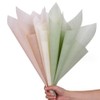 OUKEYI - Papel de envoltura de algodón coreano, impermeable, blanco,