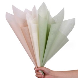 OUKEYI - Papel de envoltura de algodón coreano, impermeable, blanco, perfecto para flores, regalos, manualidades, ocasiones como el día de San Valentín, boda, cumpleaños