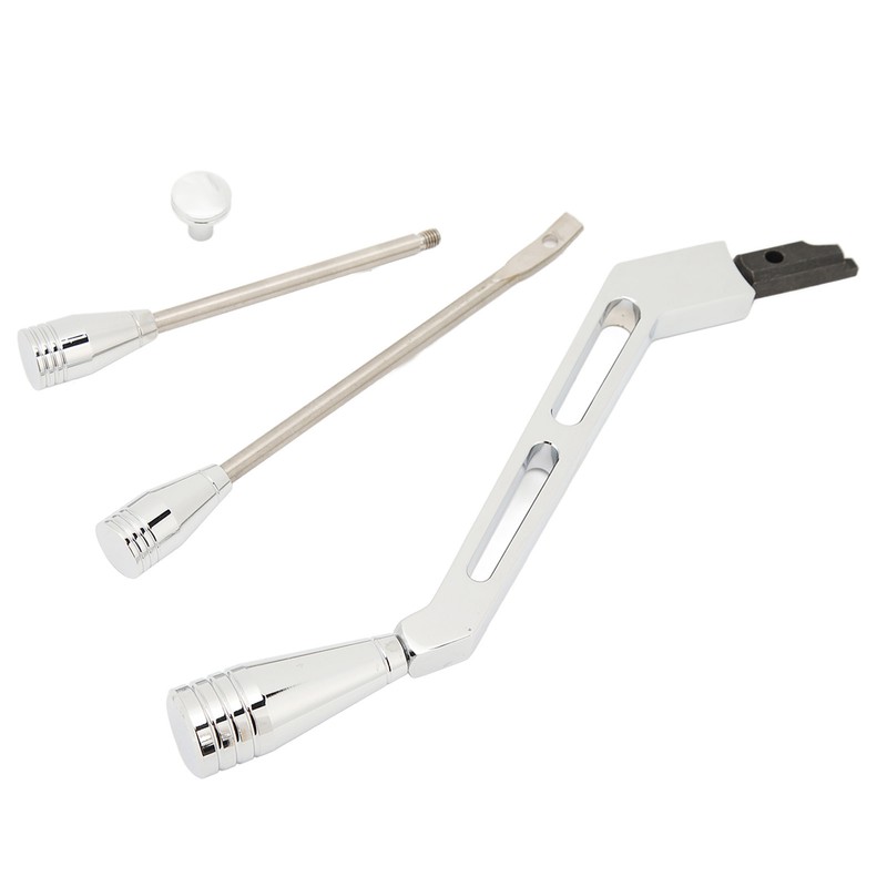 Shifter Lever Turn Signal Hazard Tilt Kit Polished Billet Stainless