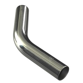 45mm (1.75 Inch) OD Stainless Steel 304 Pipe Fitting 45 Degree Elbow Exhaust - 150mm (6 Inch) Long Legs