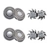 4Pack Replacement Shaver Head Blade For Palm Face and Head