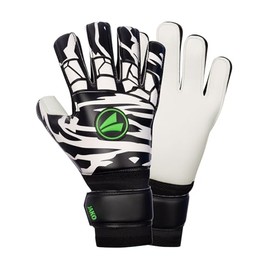 JAKO Animal Basic RC Pection Goalkeeper Gloves, Black/White/Green, 4 Unisex