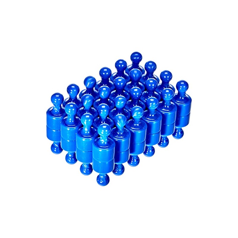 Blue Skittle Magnet for Fridge, Office, Whiteboard, Noticeboard, Filing Cabinet