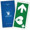 Pubblimania Defibrillator Sign Arrow Left | Aluminium Composite Sign 3