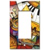 Art Plates - Single Gang Rocker Decorative Metal Wall Plate