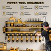 NattyDot Power Tool Organizer Wall Mount with Charging Station, 8