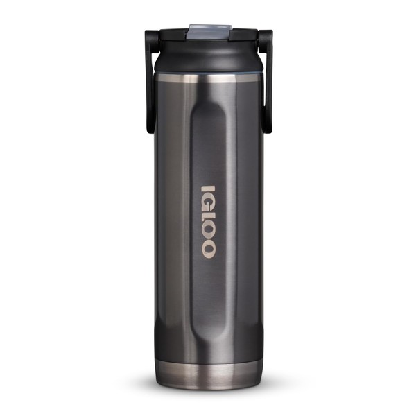 Igloo, 20 OZ Stainless Steel, Sport Sipper BottleCarbonite