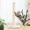 Karolpar 34inch Cat Scratching Post with Natural Sisal Rope 4.3Inch
