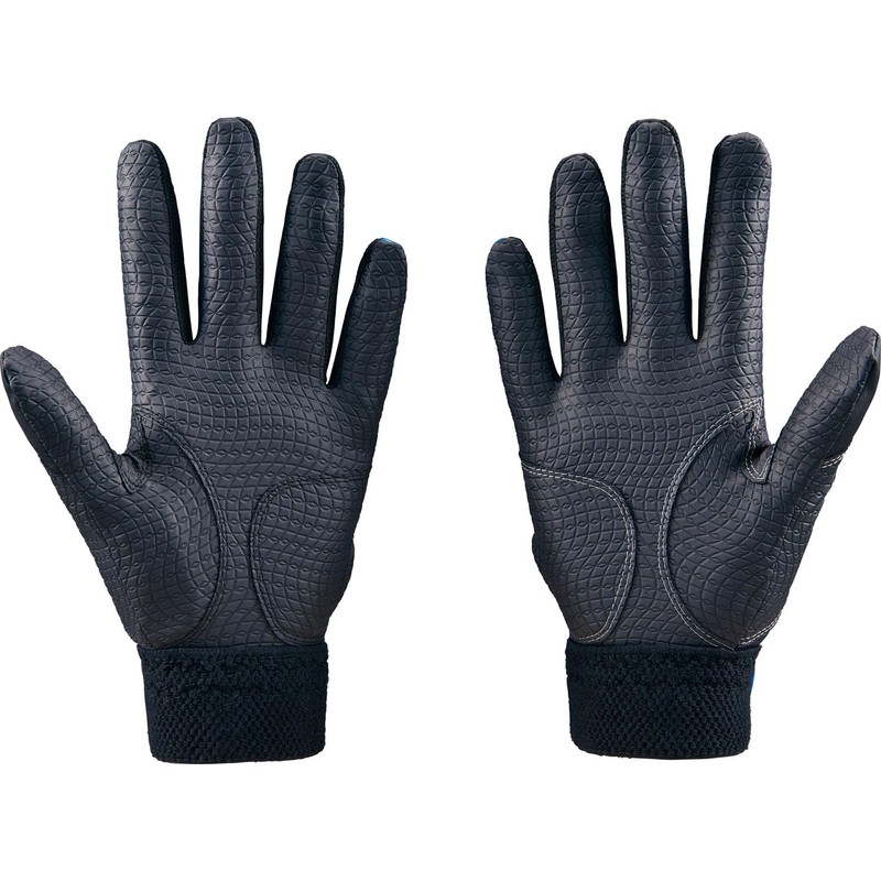 Zett Batting Gloves Impact Batting Gloves Ambidextrous Black x Royal