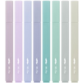 Mr. Pen- Aesthetic Highlighters, 8 pcs, Chisel Tip, Pastel Colors, Cute Highlighters Assorted Colors, Bible Highlighters and Pens No Bleed, No Bleed Highlighters for Bible Pages No Bleed