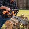 GEARPASS 42V 16-Inch Cordless Chainsaw with 2x 4.5Ah Battery &