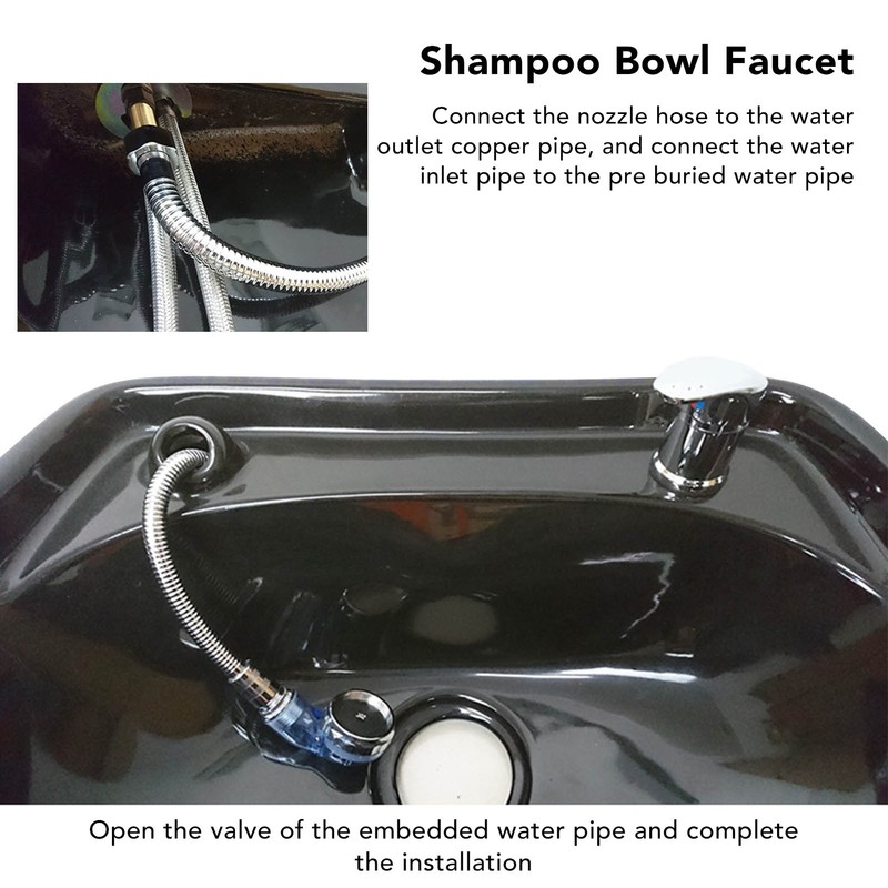 Salon Shampoo Basin Faucet Mixing Valve Professional Shampoo Bowl Faucet