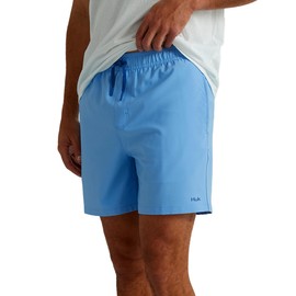 HUK Men's Standard Pursuit Volley, Quick-Dry Fishing Shorts, Marolina Blue