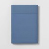 Ultra Soft 100% Cotton Blue Flat Sheet 300 Thread Count