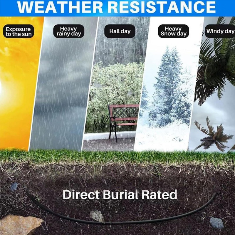 Rectangular Satellite Replacement Cable Multifunctional Grey Color 30ft for Starlink