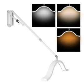 FOSOTO Wall Mounted LED Moon Light for Barbershop Ceiling Light for Lash Extension Beauty Tattoo Nail Photography Lighting