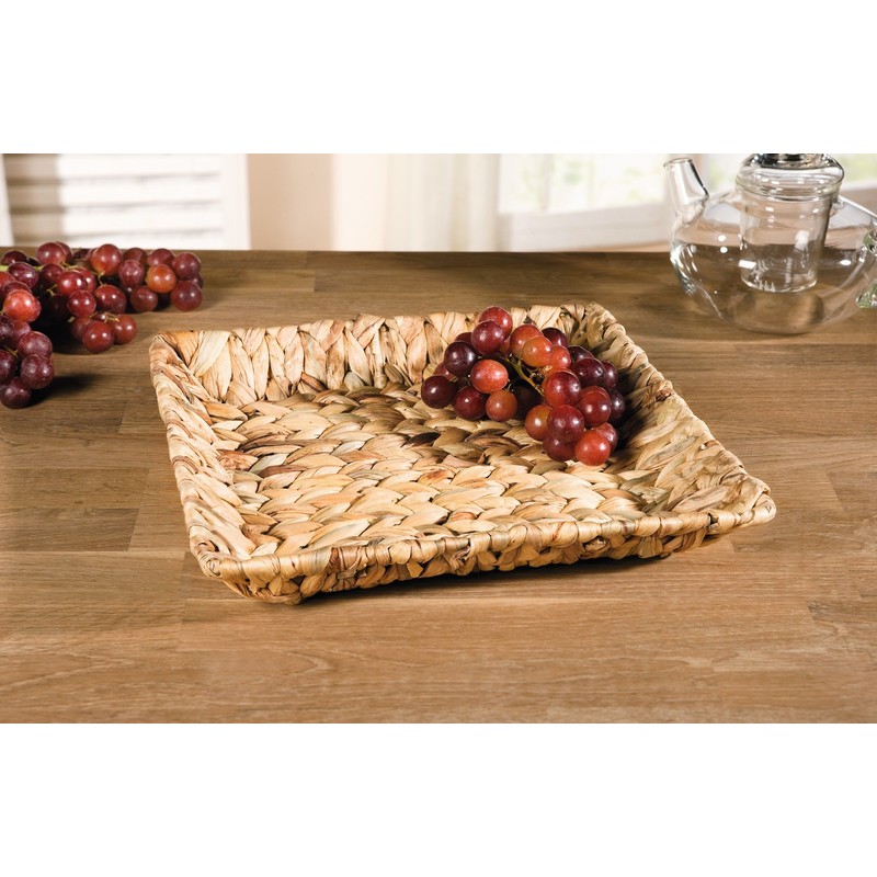 FRANK FLECHTWAREN Bowl Basket Tray Square 31 x 31 x