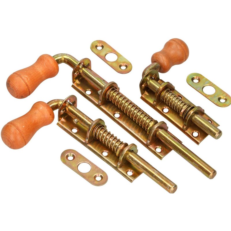 KOTARBAU Spring Latch 100 mm Bolt Door Bolt Galvanised Rustproof