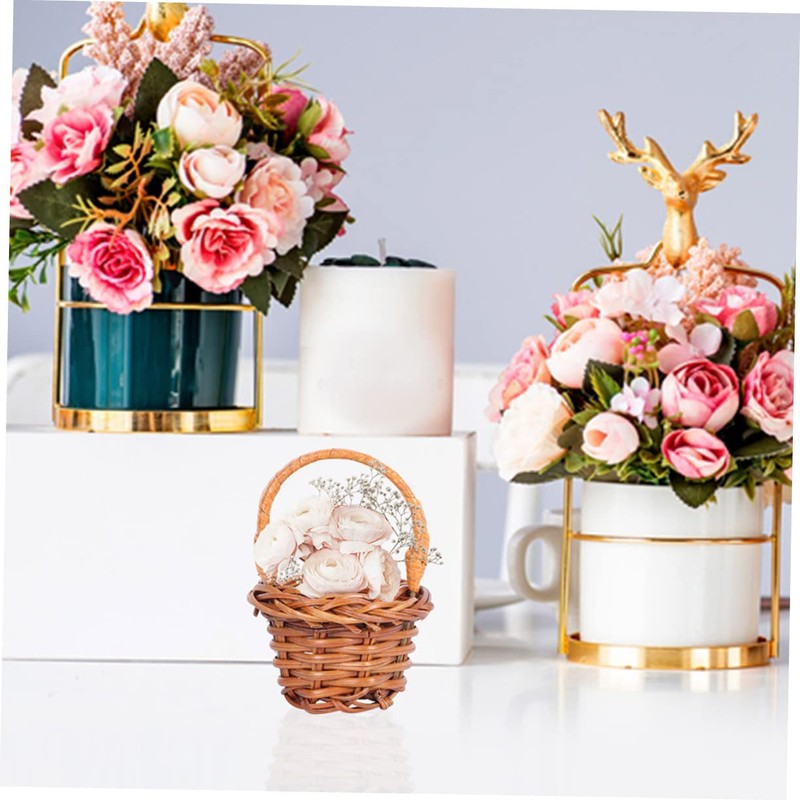 Alipis 6pcs Mini Shopping Basket Little Miniature Basket Storage Mini