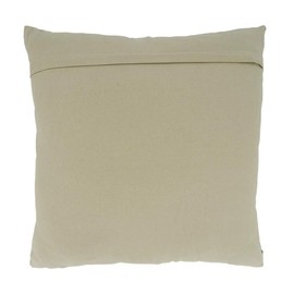 Fennco Styles Casual Woven Striped Cotton Decorative Throw Pillow Cover 20" W x 20" L - Natural Cushion Case for Home, Couch, Bedroom, Living Room and Office Décor