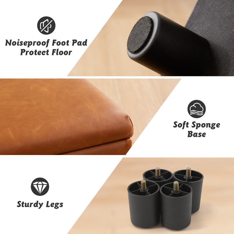 BAKSEA Small Foot Stool Under Desk Foot Stools Ottoman Footstool