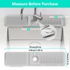 24 Inch Longer Faucet Mat for Kitchen Sink [5°Slope Fast