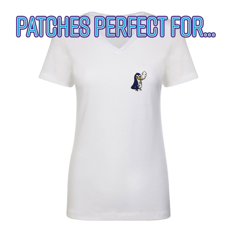 Pot Smoking Pals Smoking - Iron on Embroidered Patch Applique