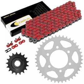 Kawasaki Red Drive Chain And Sprocket Kit for Kawasaki Ninja ZX-10R ZX1000D 2006 2007