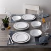 Noritake Whiteridge Platinum 12-Piece Set, Service for 4 in White