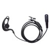 G Shape Earpiece Two Way Radio Headset 6 Pins Surveillance
