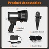 Vanvale Super Bright Rechargeable Spotlight,Handheld Rechargeable LED Flashlight Ultra-Long Standby
