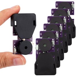 6pcs Cricket Noise Maker Prank, Remote Control Hidden Sound Prank Device with 16 Sounds Beeping & Chirping Funny Joke Gag Gift for Adults & Kids Office Home School Car (Purple)