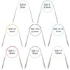 Circular Knitting Needle Set Stainless Steel Round Crochet Knitting Needles