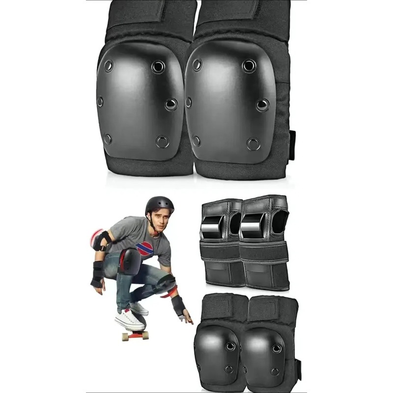 Coderas Rodilleras Protección Patinaje Muñeca Ajustable,7pcs