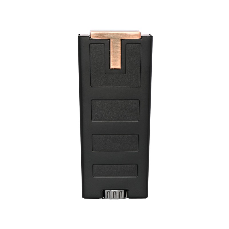 Xikar Trezo Lighter, Inline Triple Jet Flame, Piezo Ignition, Protective