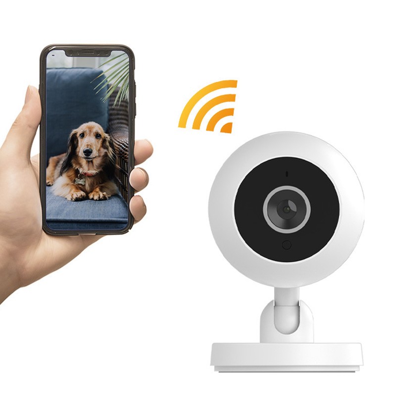 Wireless Home Security Camera WiFi Connection 360 Degree Rotation Infrared