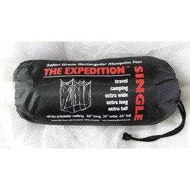 Expedition 84x39x66-Inch Rectangular Mosquito Net, White