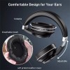 BOBTOT Headphones Over Ear Wireless Foldable Headsets Built-in Mic Hi-Fi