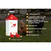 RentACoop 1 Gallon PVC Chicken Waterer with 2 Auto-Fill Cups,
