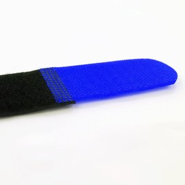 10 x Velcro Cable Ties Straps – Velcro DS/On Different Sides – 30 cm Blue