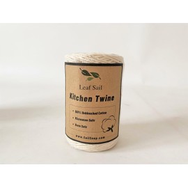Premium Kitchen Twine 476ft - 2mm - 100% Cotton, Unbleached, Food Safe - Ideal for Cooking, Trussing, and Roasting - Microwave and Oven Safe