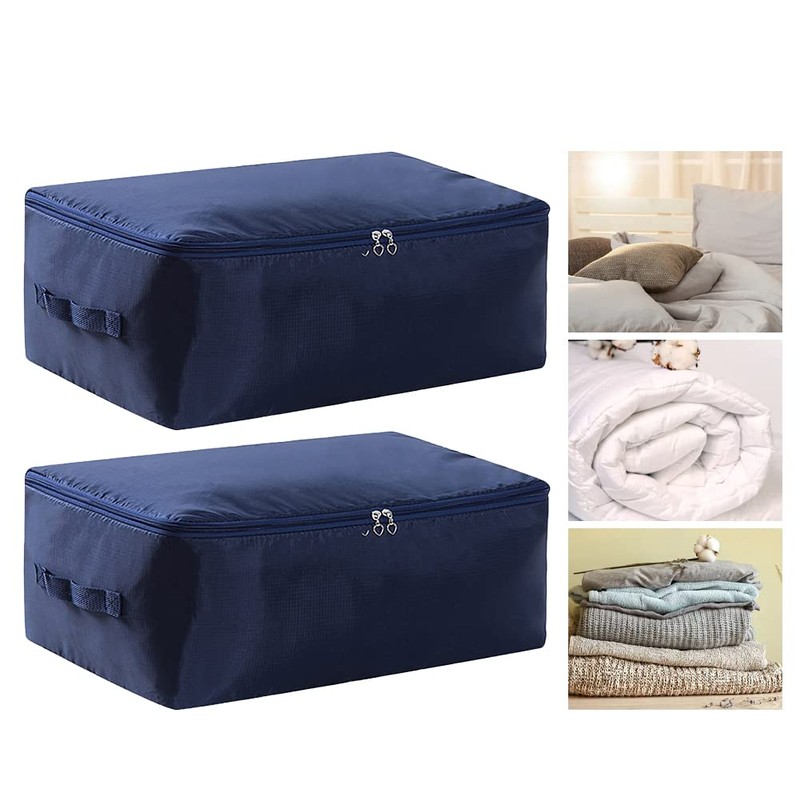 ALEOHALTER 2 Pack 36L Underbed Storage Bags, Large Clothes Storage