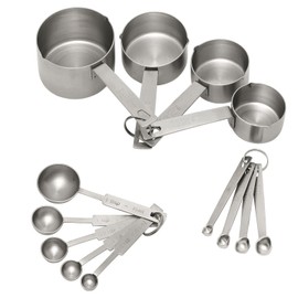 Avanti Bakers Measuring 13-Pieces Set Silver