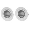 ADAKAT Pack of 2 Full Metal Recessed Spotlights G4 12