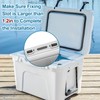 4pack Cooler Lock Bracket,Cooler Tie Down Kit with Cable Combination