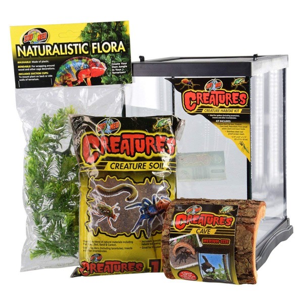 Zoo Med Creatures Creature Habitat Kit, 8.5 by 11", for Pet Spiders Insects & Other Invertebrates