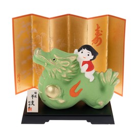 Seto Pottery Sha S07 2024 Chinese Zodiac Figurine Figurine Compact Dragon Dragon Tatsu New Year Decoration Kaikun Tatsuko Taro Medium Shoho Kiln