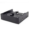 2.5/3.5 HDD/SSD to 5.25 Floppy Drive Bay Mounting Bracket, Fits